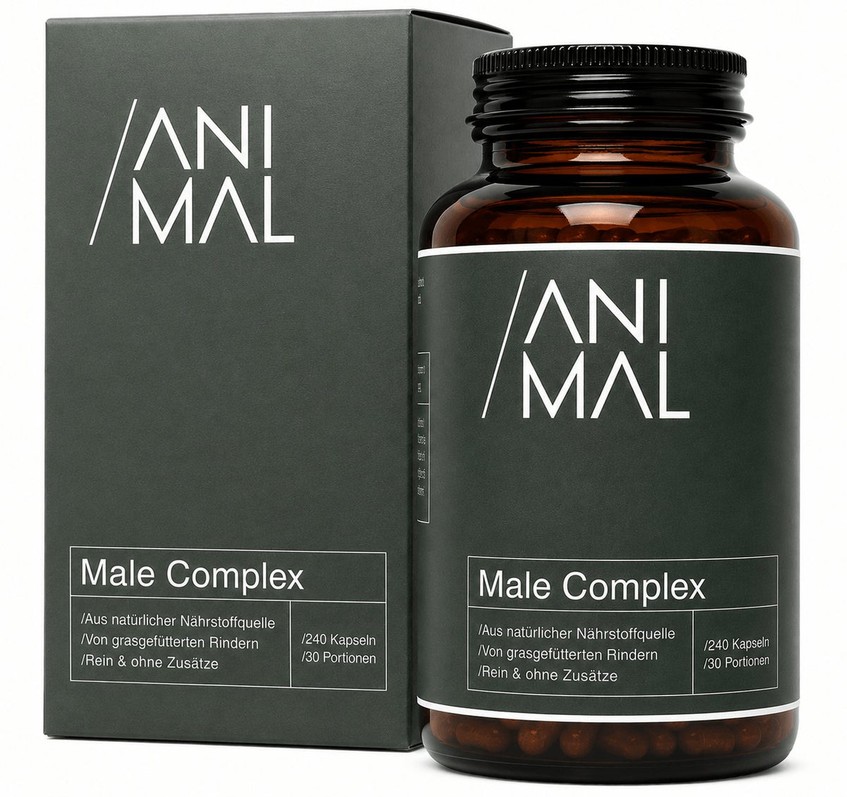 Male Complex - testicules de bœuf nourri à l'herbe