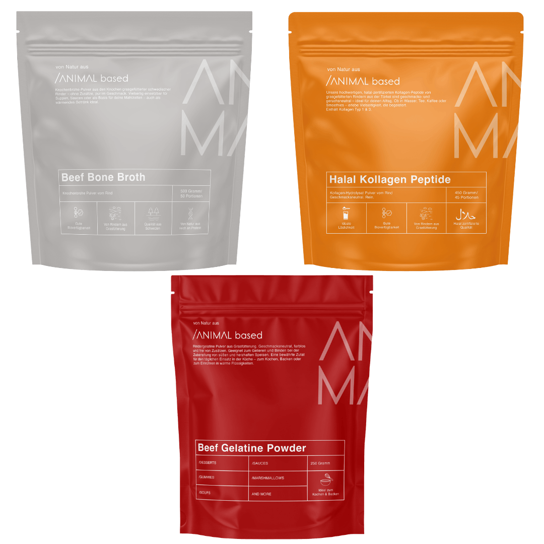 Collagen Maxxing Halal – ensemble halal de collagène, bouillon d’os et gélatine