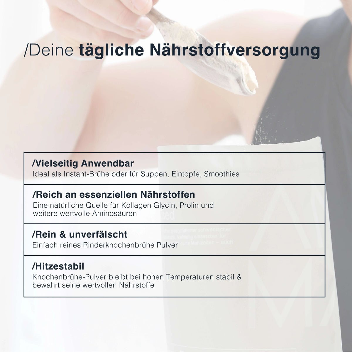 Knochenbrühe Pulver 500g EVERSTACK®